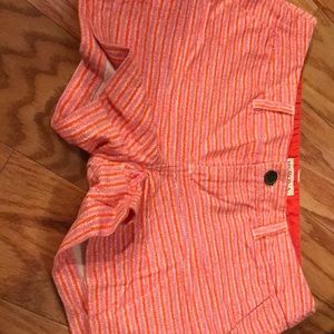 Shorts , pink , orange and white . Cute shorts 2